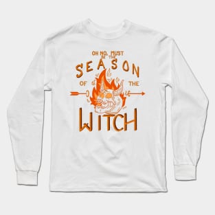 Season of The Witch (White Background) Long Sleeve T-Shirt